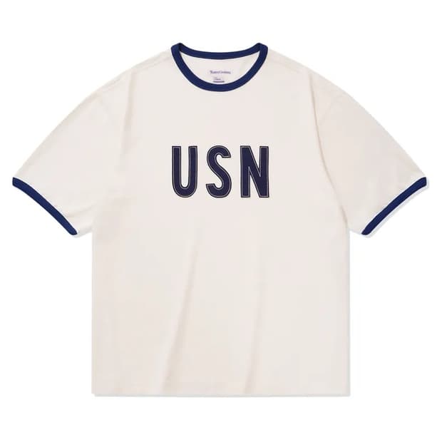 네이머클로딩 USN 링거 티셔츠