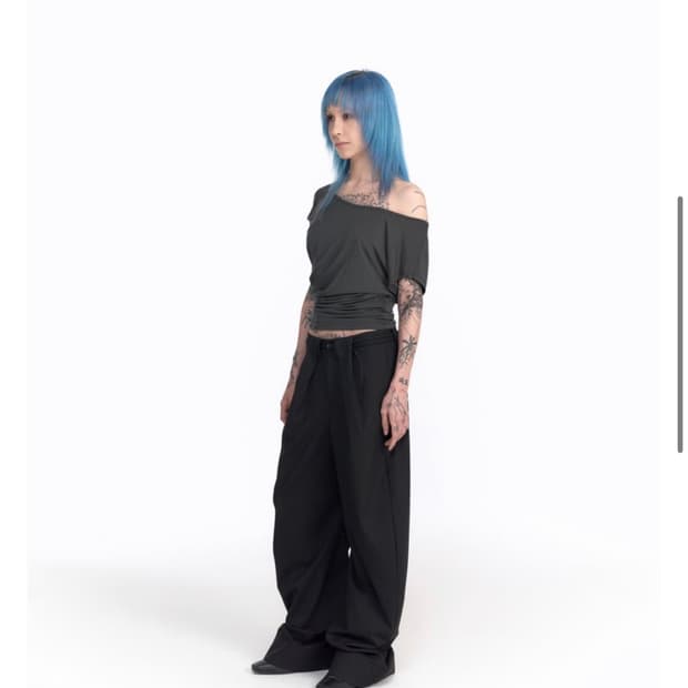 CAR PLATE DRAPED TOP (공홈 품절)