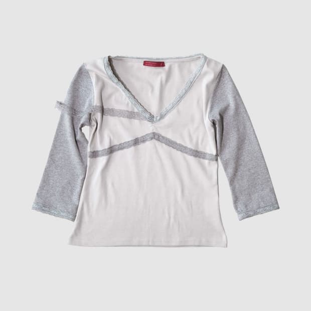 가격내림X 인앤양인하모니 Lace top, grey