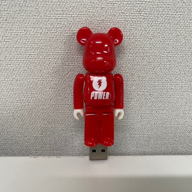 베어브릭 100% USB 메모리 레드