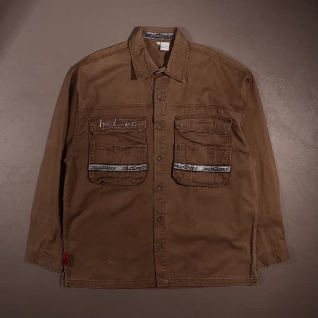 헤즈업 올드스쿨 빅사이즈 셔츠