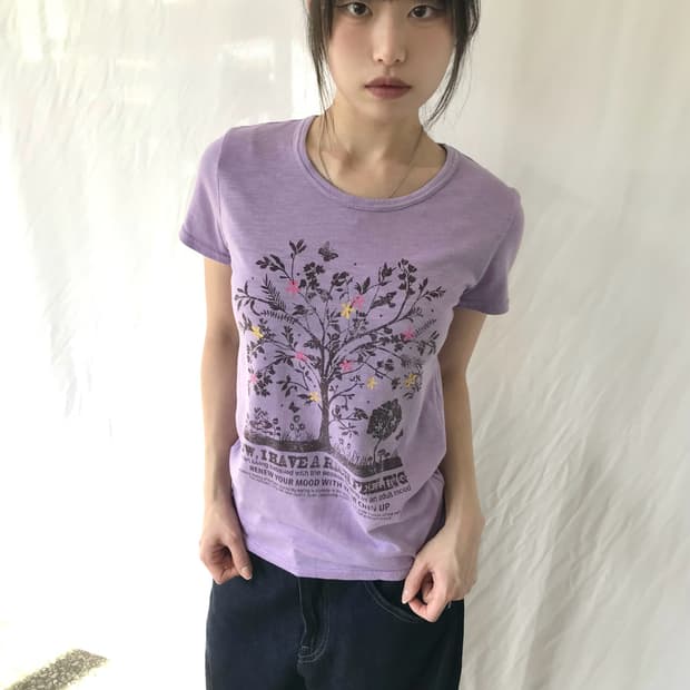 ⊹ Lilac Garden Tee