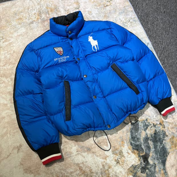 폴로 브리튼 빅포니 크롭 패딩자켓