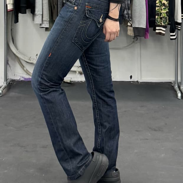 트루릴리전 스트레이트 데님팬츠