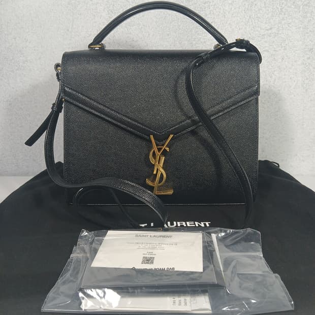 생로랑 카산드라 탑핸들 토트백 미듐 578000