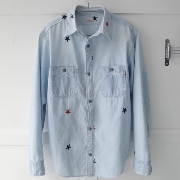 [Kapital] 스타 샴브레이 셔츠