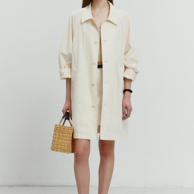 던스트  APRIL-SHOWER HALF TRENCH 스몰사이즈