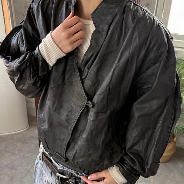 빈티지 레더 자켓