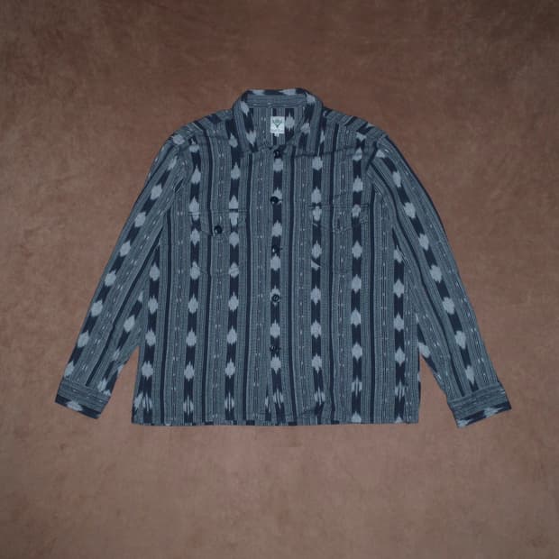 남이서팔 스모키패턴 코튼 셔츠