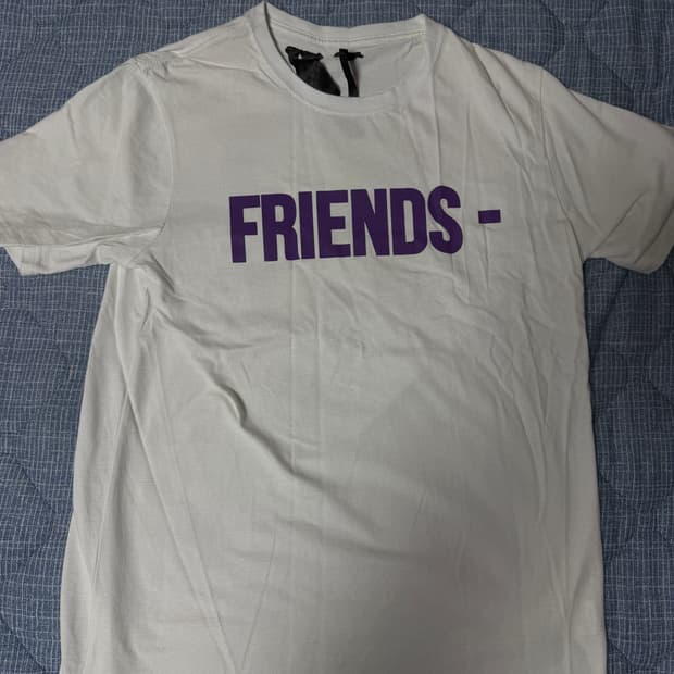 브이론 프렌즈 반팔 퍼플 L