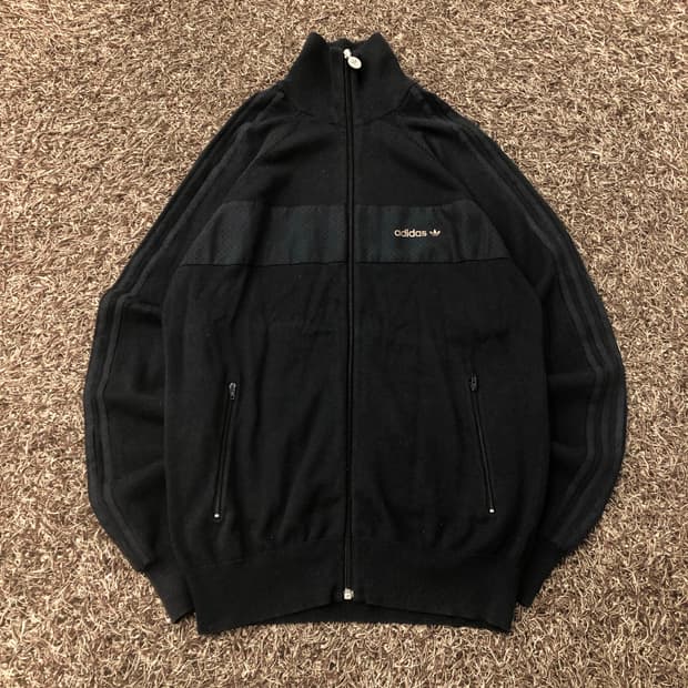 아디다스 캐시미어 니트 집업 져지 트랙 자켓