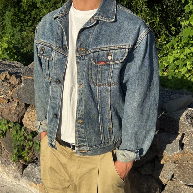 Lee 데님 청자켓 