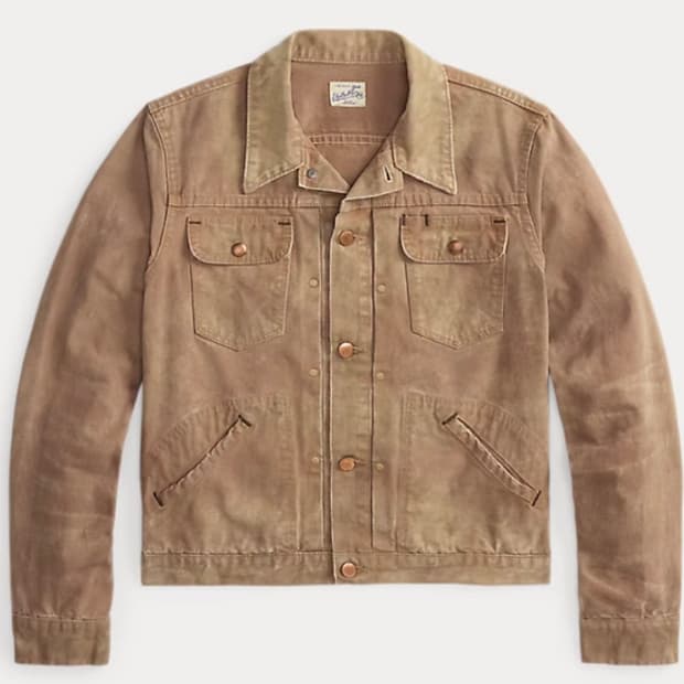 Rrl 캔버스 트러커 자켓 L
