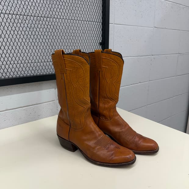 Lucchese Spanish Tan Leather 10.5D