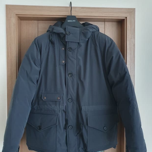 25fw 아워셀브스 구스다운 스모크 파카 차콜 2사이즈