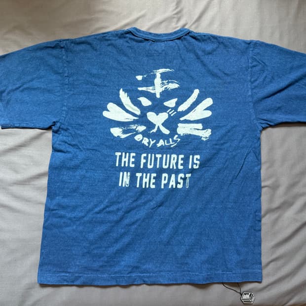 휴먼메이드 인디고 다이드 티셔츠