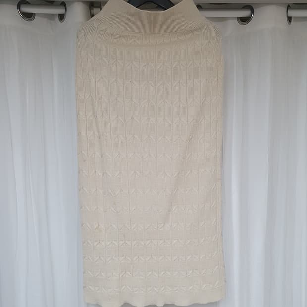 아이보리 니트 롱 스커트)44