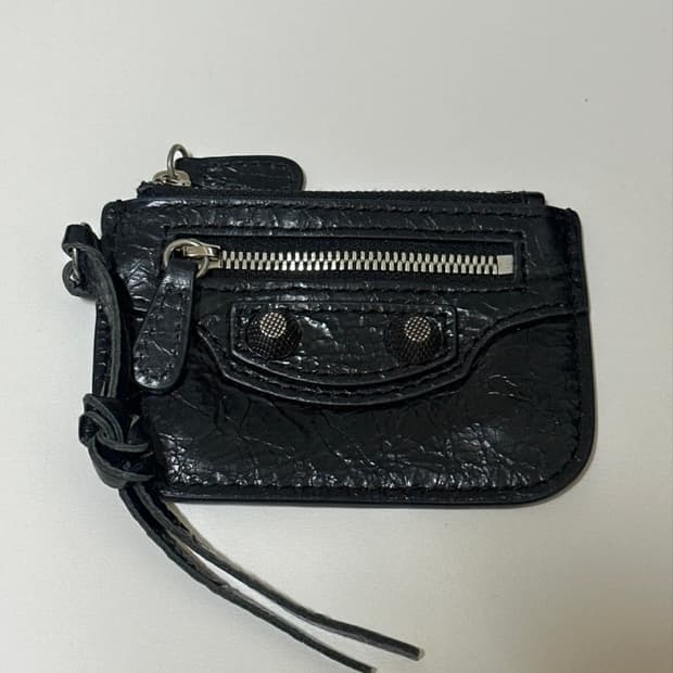 발렌시아가 르카골 지갑 블랙 새상품