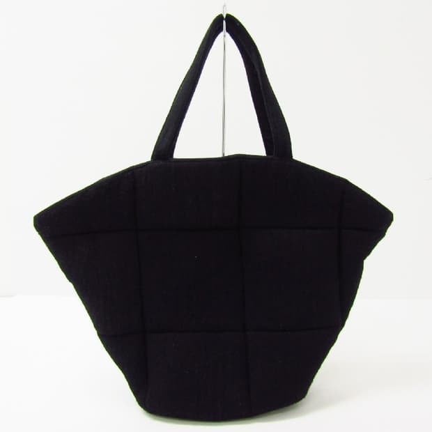 꼼데가르송 펠트 울 스퀘어 토트백