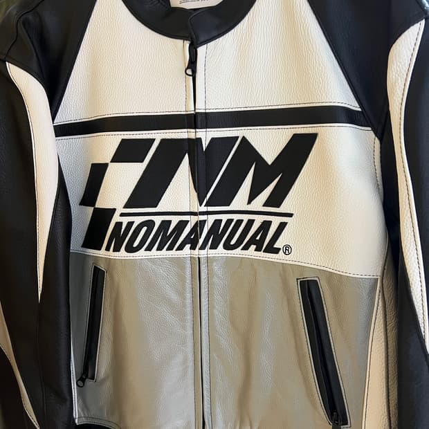노매뉴얼 레이싱 자켓 m
