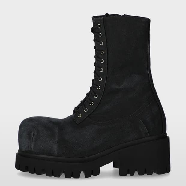 [구매] 발렌시아가 스톰퍼 부츠 캔버스 42,43