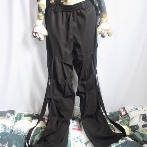 TECH-ware strap banding long pants
