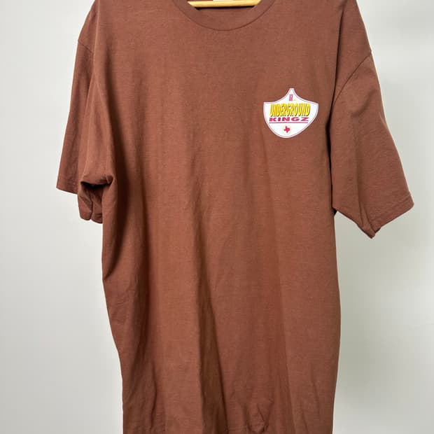 슈프림 x UGK 슈퍼 타이트 티셔츠 브라운 XL 