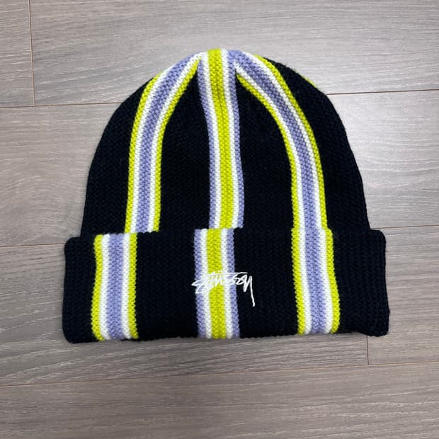 새상품 [stussy] 블랙 비니