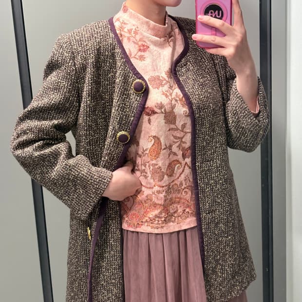 톤온톤 빈티지 퍼플 세트