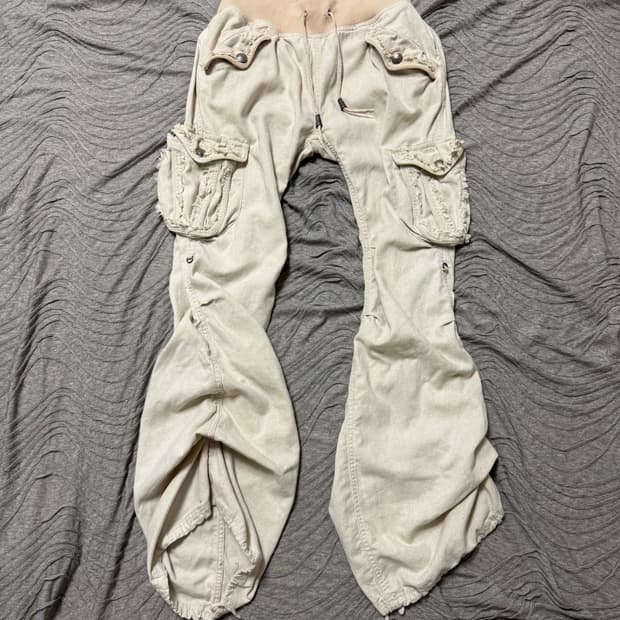 “GOA” flared cargo pants