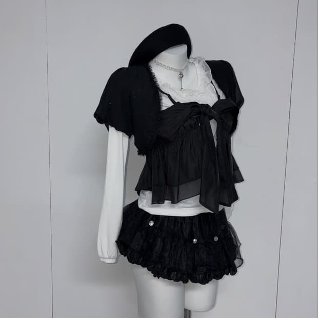 공겜여주 블랙 앤 화이트 로맨틱고스 3pcs 세트🖤