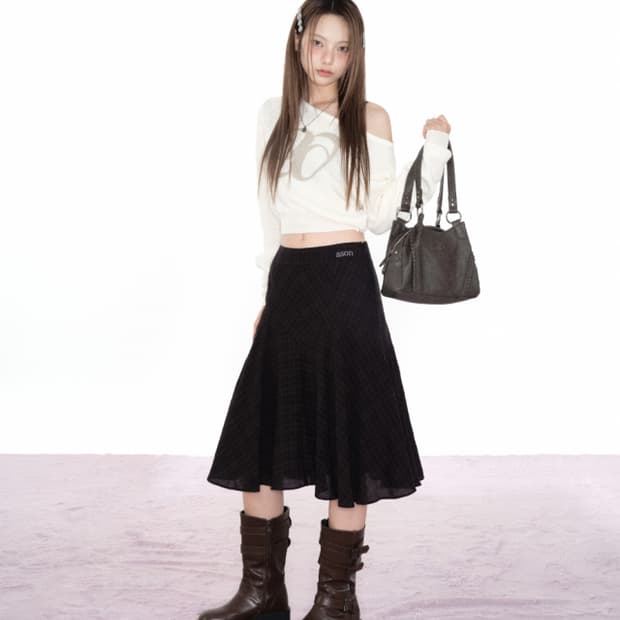 애즈온 ason 보니타 미니백 브라운