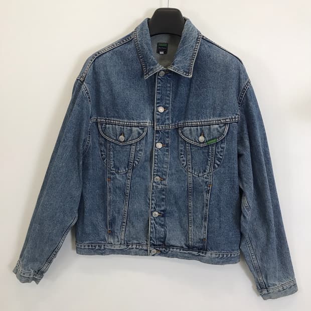 베네통 90s 이태리 블루패밀리 트러커자켓 [48]