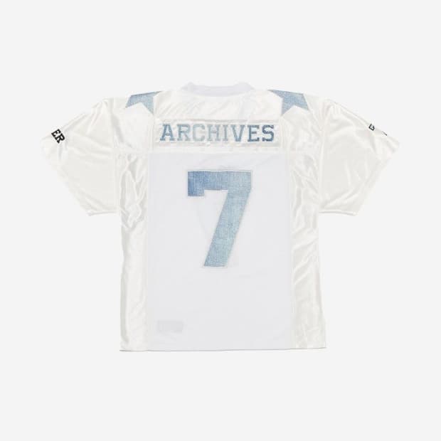 2000 아카이브스 데님 풋볼 티