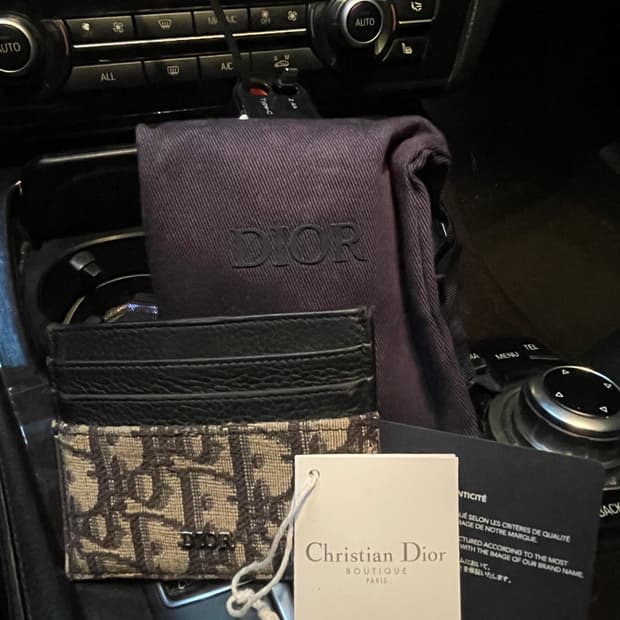 디올 오블리크 카드지갑