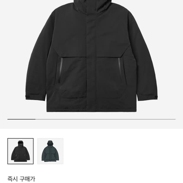 유니클로 +J 하이브리드 다운 파카 L