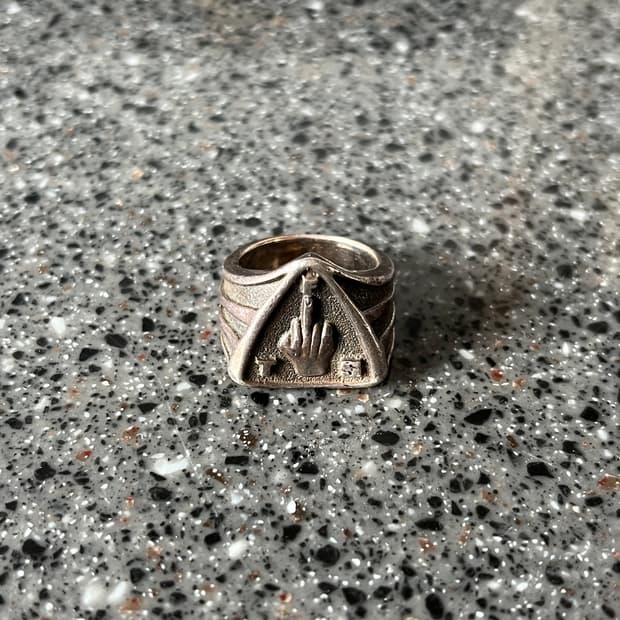 네이버후드 FXXK 실버링