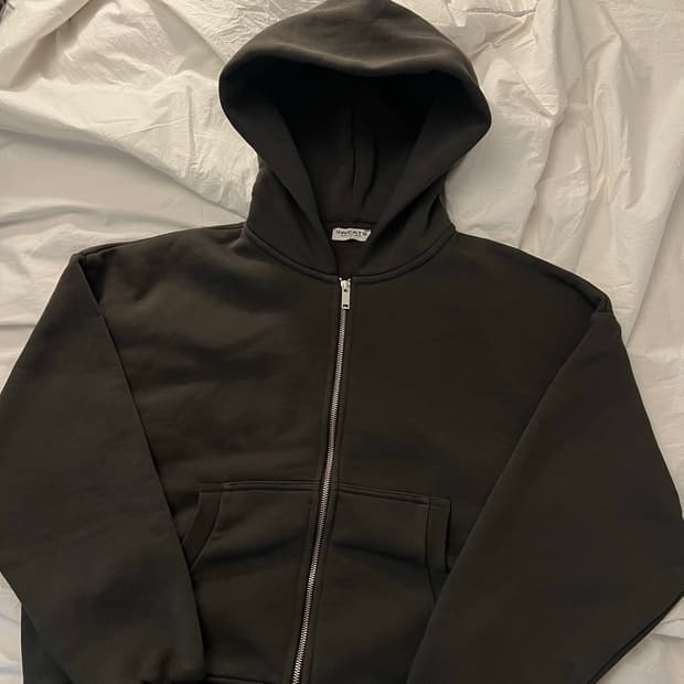 SWEATSCOLLECTIVE cozy 후드집업 커피 S