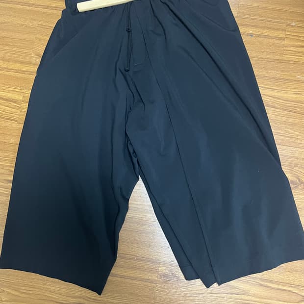Y’s 유니섹스 레어어드 랩 팬츠 (sz2)