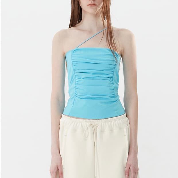 TheOpen Product 셔링 탑 스카이 블루 size 1