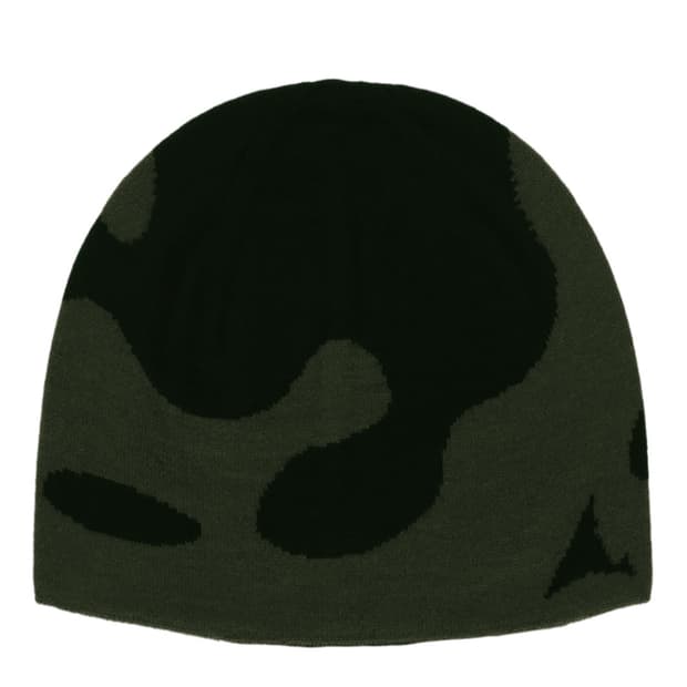 ROA Magma Wool Beanie Dark Green Black