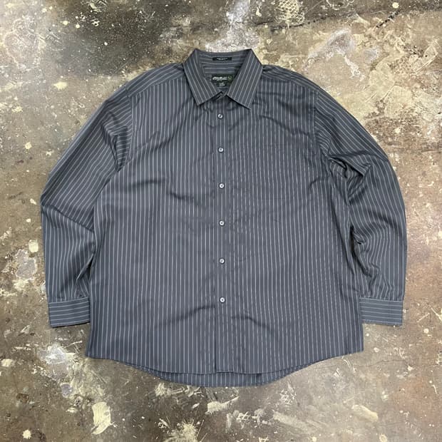 XL) 에디바우어 재팬 스트라이프 셔츠 남방 아메카지 워크웨어