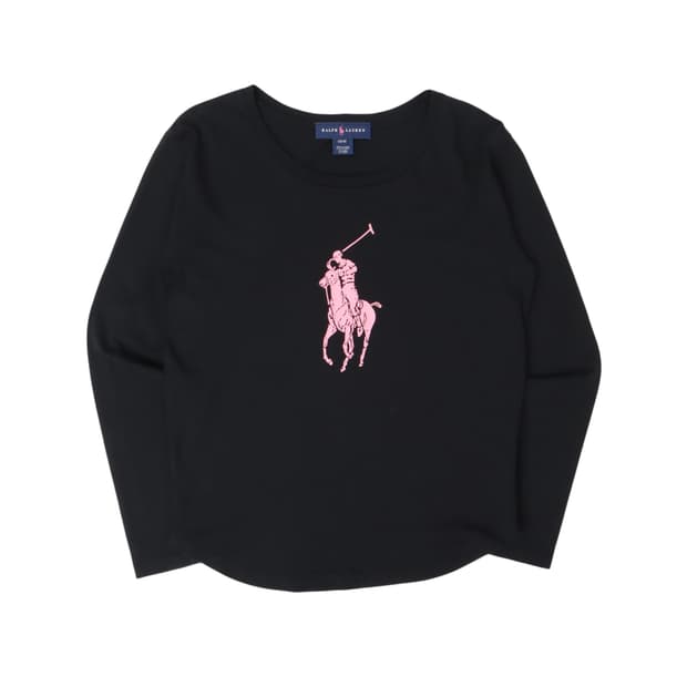 폴로 랄프로렌 라이트핑크 빅포니 롱슬리브