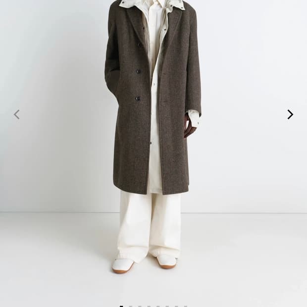 [48]르메르 25FW 해리스트위드 체스터필드 코트