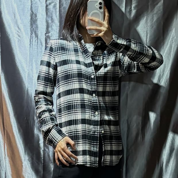 S 폴로랄프로렌 플란넬 체크셔츠