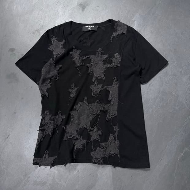 GOMME HOMME Star Cut-off T Shirt