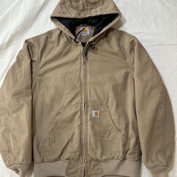 칼하트 샌드스톤 덕 액티브 누빔 자켓 민트급