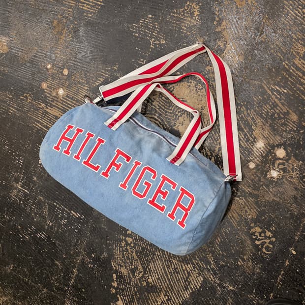 R) 타미힐피거 데님 더플백 보스턴백
