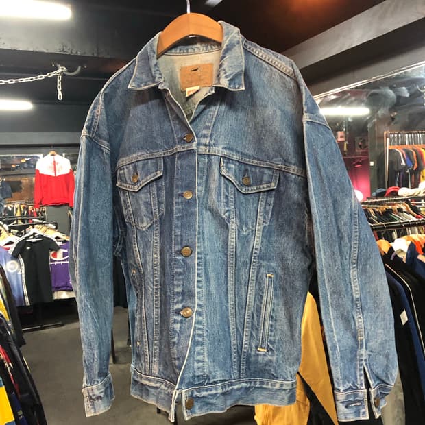 리바이스 90’s 77930 데님 트러거 청자켓 화이트탭 미국판