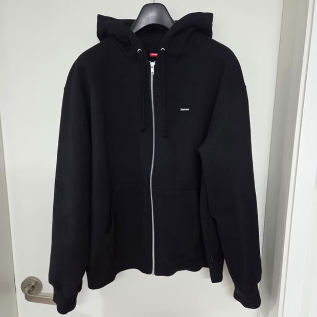 슈프림 스몰 박스 집업 후드 스웨트 셔츠 블랙 L사이즈 팔아요